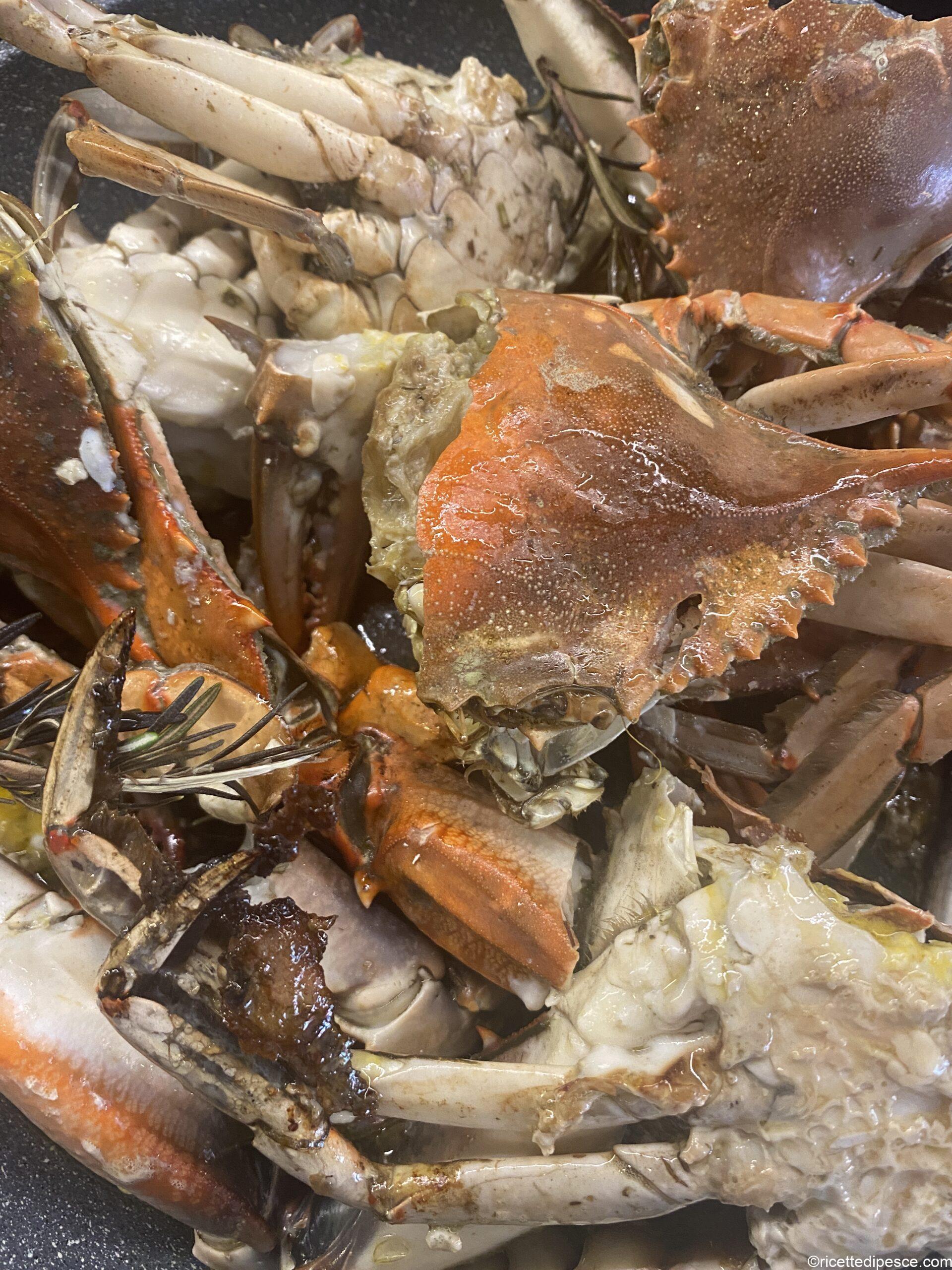 Granchio blu al rosmarino Ricette di pesce Granchio blu al rosmarino Ricette di pesce