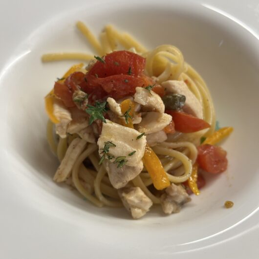 Spaghetti con Marlin